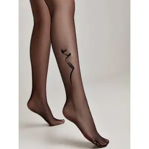Tattoo Pattern Tights Women Conte Elegant Fantasy Prima image-4