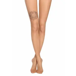 Women's tights Conte Elegant Tattoo Lion image-0