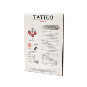Women's tights Conte Elegant Tattoo Butterfly image-1