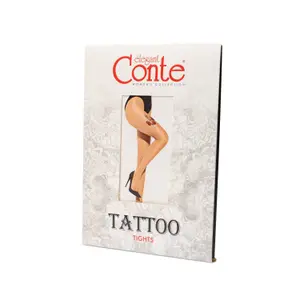 Women's tights Conte Elegant Tattoo Butterfly image-2