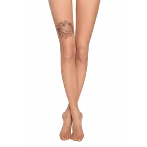 Women's tights Conte Elegant Tattoo Lion image-0
