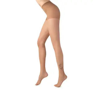 Women's tights Conte Elegant Tattoo Moon Art image-0