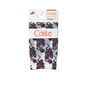 Bright Patterned Socks for Women Conte Elegant Fantasy 40 image-0