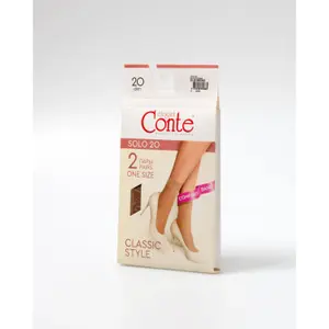 Strumpor för kvinnor Conte Elegant Solo 20 (2 pairs) image-3