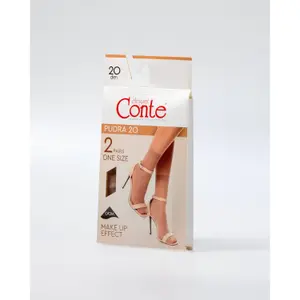 Women's socks Conte Elegant Pudra (2 pairs) image-2
