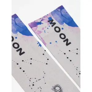 Thick Socks with Black Toe and Moon Pattern Women Conte Elegant Fantasy image-1