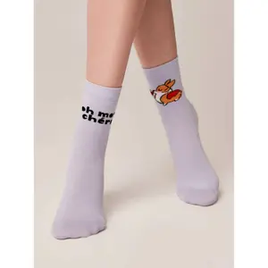 Women's socks Conte Elegant Happy with "Oh mon chéri" designs image-2