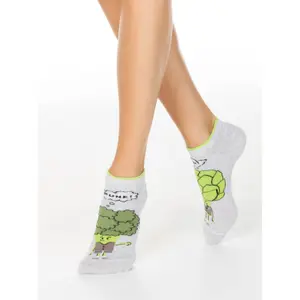 Women's cotton socks Conte Elegant Happy image-1