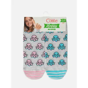 Women's cotton socks Conte Elegant CE Happy image-3