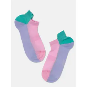Ultra-Low Rise Cotton Socks for Women Conte Elegant Active image-1