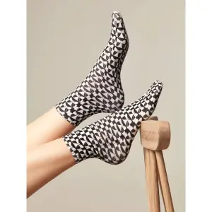Women's cotton socks Conte Elegant ©Disney "Black&white" image-2