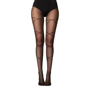 Women's tights Conte Elegant Geometry 20 image-0
