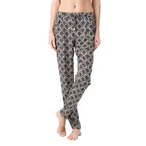 Women's Printed Fabric Trousers Conte Elegant Chantal image-0