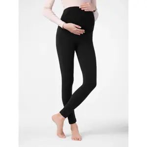 High Waist Maternity Leggings for Women Conte Elegant Xoxo image-3