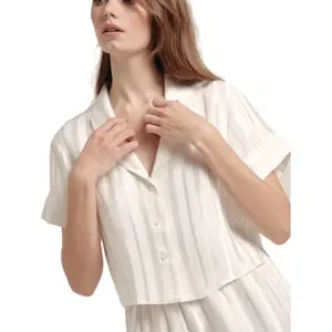 Short Indoor Viscose Blouse Women's Conte Elegant Moonlight LHW 1707 image-0