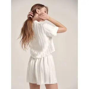 Short Indoor Viscose Blouse Women's Conte Elegant Moonlight LHW 1707 image-2