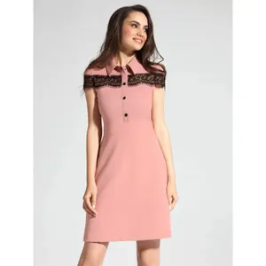 Robe chemise en dentelle texturée femme Conte Elegant LPL 1038 image-1