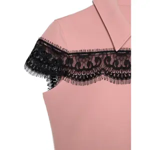 Robe chemise en dentelle texturée femme Conte Elegant LPL 1038 image-3