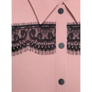 Robe chemise en dentelle texturée femme Conte Elegant LPL 1038 image-4