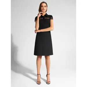 Robe chemise en dentelle texturée femme Conte Elegant LPL 1038 image-1