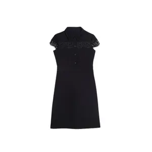 Robe chemise en dentelle texturée femme Conte Elegant LPL 1038 image-4