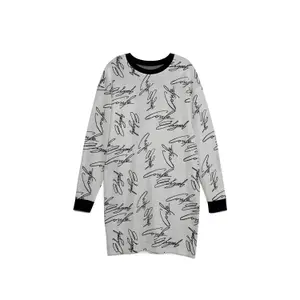 Short Long Sleeve Viscose Dress for Women Conte Elegant LPL 1044 image-2
