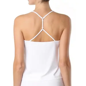 Women's Lace Bamboo Vest Top Conte Elegant Comfort Loungewear LHW 989 image-1