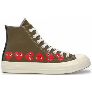 Zapatillas de deporte con estampado de corazones Converse x Comme des garçons image-0