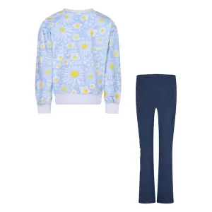 Conjunto de sudadera estampada y leggings para niña Converse image-1