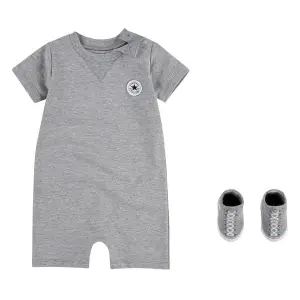 Ensemble barboteuse et chaussettes bébé fille Converse Lil Chuck image-0