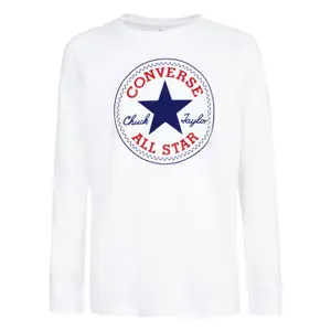 T-shirt met lange mouwen voor babyjongens Converse Chuck Patch image-0