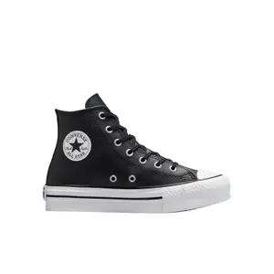Sneakers alte in pelle con zeppetta Converse Chuck Taylor All Star image-0