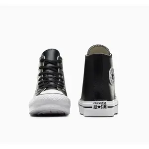 Sneakers alte in pelle con zeppetta Converse Chuck Taylor All Star image-4