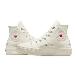 Zapatillas altas con plataforma para mujer Converse Chuck Taylor All Star C?Urs image-1