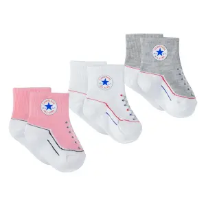 Chaussettes bébé Converse CHN Striated QTR (x3) image-1