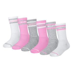 uc0156-a9w-chaussettes-enfant-converse-chn-basic-wordmark-crew-x6-converse-rose