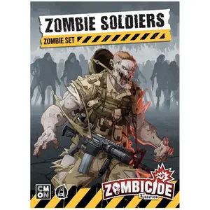 Set of 6 figurines Cool Mini Or Not Zombicide : Zombies Soldiers image-2