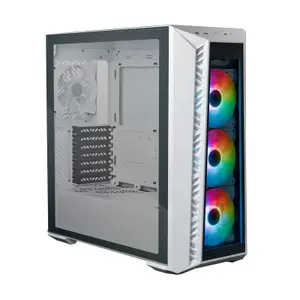 Boîtier PC Cooler Master Masterbox 520 TG White ARGB image-1