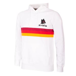 6700-003-sweatshirt-a-capuche-raye-as-roma-blanc
