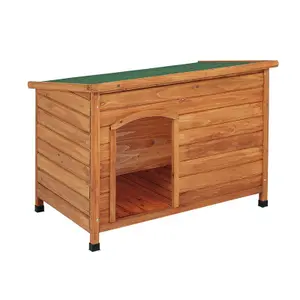 Nichos de madeira de telhado plano médio Copele image-0