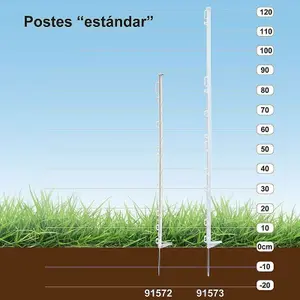 Poste de plástico estándar Copele (x10) image-1