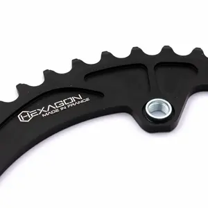Τροχαλία 4 βίδες με σπείρωμα Pride Racing Hexagon 36T image-1