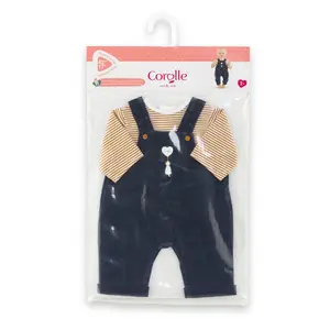 T-shirt and dungarees for doll Corolle 42 cm image-3