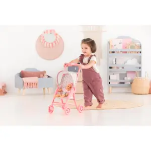 Poussette fleurie pour poupon Corolle image-6