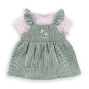 Ruffled dress and bord de loire t-shirt for baby Corolle image-1