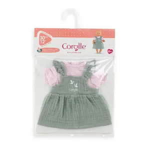 Ruffled dress and bord de loire t-shirt for baby Corolle image-4