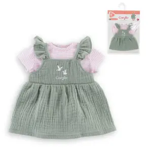 Ruffled dress and bord de loire t-shirt for baby Corolle image-6
