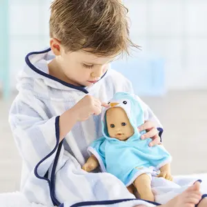 Ropa para muñeca, capa de baño pingüino para muñeco. Corolle 30 cm image-2