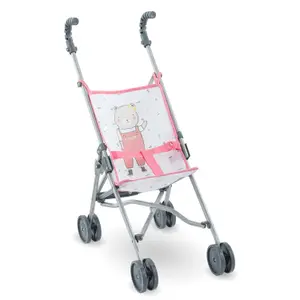 Pink cane stroller for baby Corolle image-1