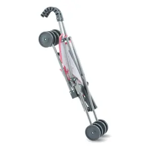 Pink cane stroller for baby Corolle image-3